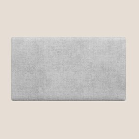 Testata pannello a muro piccola di varie dimensioni in morbido tessuto impermeabile T10 grigio chiaro