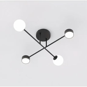 Plafoniera HOLON 2xG9/8W/230V + 2xGX53/12W nero