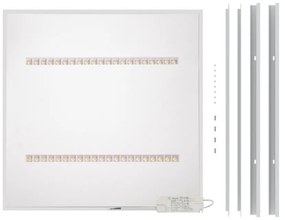 Plafoniera LED 60x60 28W, 36W, 42W, CCT CRI92 UGR13 con driver Philips Colore Bianco Variabile CCT, Potenza 28W