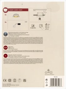 Paulmann 93406 - SET 3xLED/6,5W IP44 Lampada bagno dimmerabile COLE 230V