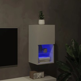 Mobile tv con luci led bianco 30,5x30x60 cm