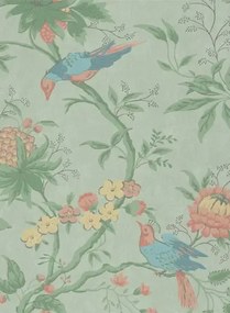 Vogeltapete Brooke House von Little Greene - Silk