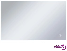 vidaXL Specchio LED da Bagno con Sensore Tattile 100x60 cm