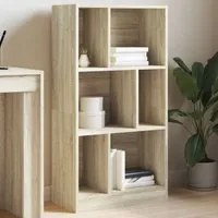 Libreria Rovere Sonoma 57x28,5x107,5 cm in Legno Multistrato 848005