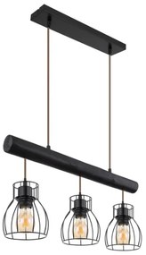 Globo 15326-3NB - Lampadario su filo MINA 3xE27/60W/230V