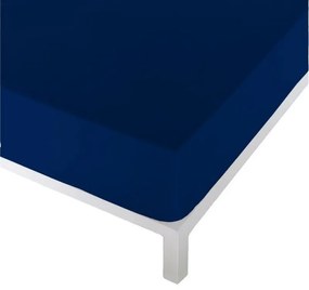 Lenzuolo con angoli aderenti Naturals Azzurro - Letto da 90 (90 x 190 cm)