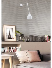 Plafoniera design Yukiko bianco IP20, 1XE27