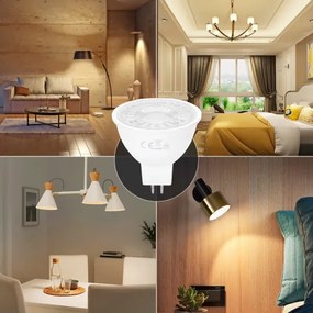Lampadina LED MR16 GU5,3/6W/12V 3000K - Aigostar