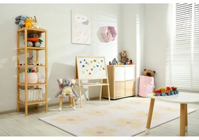 Tappeto per bambini giallo e avorio 80x150 cm Dazzy Vanilla – FD