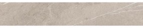 Piastrella battiscopa Eternal in ceramica taupe L 60 x H 10 cm x Sp 9 mm lucido confezione da 9 ml
