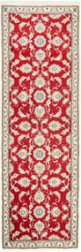 Nain Tappeto persiano 240 x 80 Rosso (Iran) Annodato A Mano