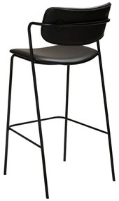 Sgabello da bar in similpelle nera, altezza 107 cm Zed - DAN-FORM Denmark