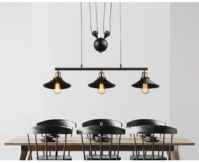 Globo 15053-3 - Lampadario LENIUS 3xE27/60W/230V