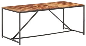 Tavolo Da Pranzo 180x90x76 Cm İn Legno Massello /