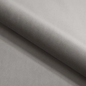 Divano angolare grigio allungabile (con penisola a sinistra/a L) con rivestimento in velluto York Blik – Ropez