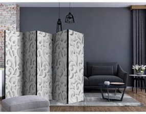 Paravento White ornament II [Room Dividers]