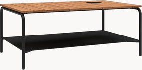 Tavolino da giardino con piano in legno di teak e accessori Patio