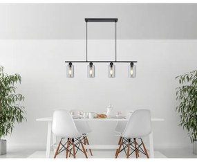 Globo 15465-4H - Lampadario a sospensione con filo HADERA 4xE27/60W/230V