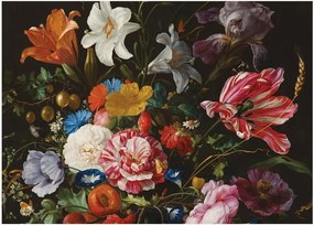 Carta da parati in tessuto non tessuto Golden Age Flowers VI