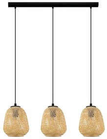 Lampadario Natura Dembleby beige 3x E27 EGLO