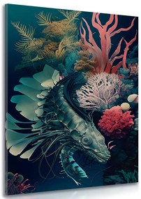 Stampa su tela – Gamberetto surrealista