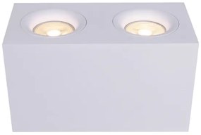 Maytoni C013CL-02W - Faretto SLIM 2xGU10/50W/230V bianco