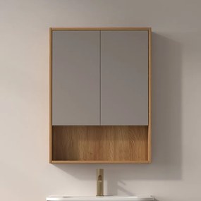 Specchio bagno contenitore 60 cm stile scandinavo | KAM-NORTH-60 - KAMALU