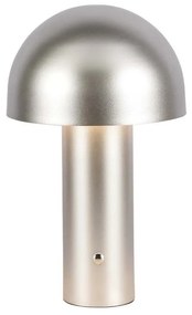 Lampada LED da Tavolo 3W con Batteria 1800mAh Ricaricabile USB C Colore Oro in Metallo Touch Dimmerabile 3in1 SKU-7937