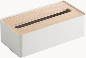 Porta fazzoletti con coperchio in legno Rin
