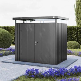 PRIMEYARD Casetta da giardino 210 x 150 cm, antracite - (GFPV00981)