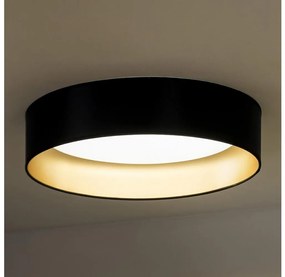 Duolla - Plafoniera LED ROLLER LED/24W/230V diametro 45 cm nero/oro