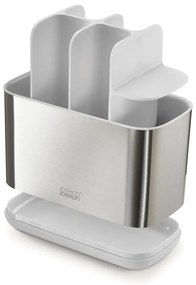 Set di accessori da bagno in acciaio inox in argento EasyStore - Joseph Joseph