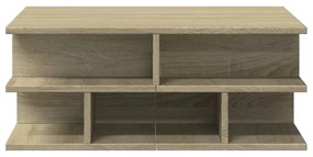 Tavolino da salotto rovere sonoma 70x70x29 cm legno multistrato