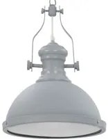 Lampadario Grigio Rotondo E27 cod 12149