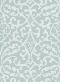 Tapete Brideshead von Nina Campbell - Aqua