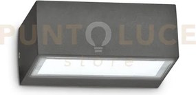 Twin applique da esterno ip44 doppia emissione 1 luce attacco g9 an...