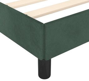 Giroletto Verde Scuro 90x200 cm in Velluto