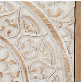 Comodino SHABBY CHIC 47 x 43 x 58 cm Naturale Legno Bianco