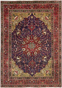 Tabriz Tappeto 280 x 200 Blu (Iran) Annodato A Mano