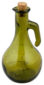 Bottiglia per aceto in vetro riciclato verde , 500 ml Di Vino - Ego Dekor