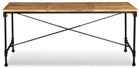 Tavolo da Pranzo in Legno Massello di Mango 180 cm