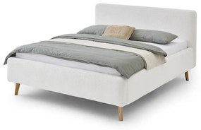 Letto matrimoniale imbottito bianco rete non inclusa 140x200 cm Mattis – Meise Möbel