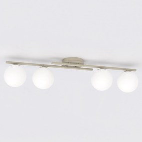 Lampada da soffitto KAIRO 4 4xE14 in Acciaio - Mokka