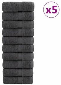Asciugamani Ospiti Solund 50 Pz Antracite 30x50cm 600gsm /
