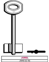 5pz chiave a doppia mappa jw40 (g.vas 5) juwel vit6184