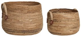 Cestini in vimini in set da 2 pezzi ø 39x28,5 cm Aosta - House Nordic
