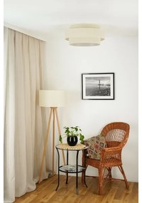 Brilagi - Plafoniera SPACE YUTE LED/12W/230V diametro 50 cm color crema