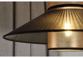 Duolla - Lampadario a plafone RIO SHINY 1xE27/15W/230V diametro 45 cm nero/rame