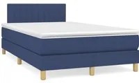 Letto a Molle con Materasso e LED Blu 120x190 cm in Tessutocod mxl 111176