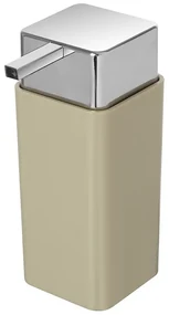 Dispenser Sapone Liquido In Plastica Beige Da Appoggio
